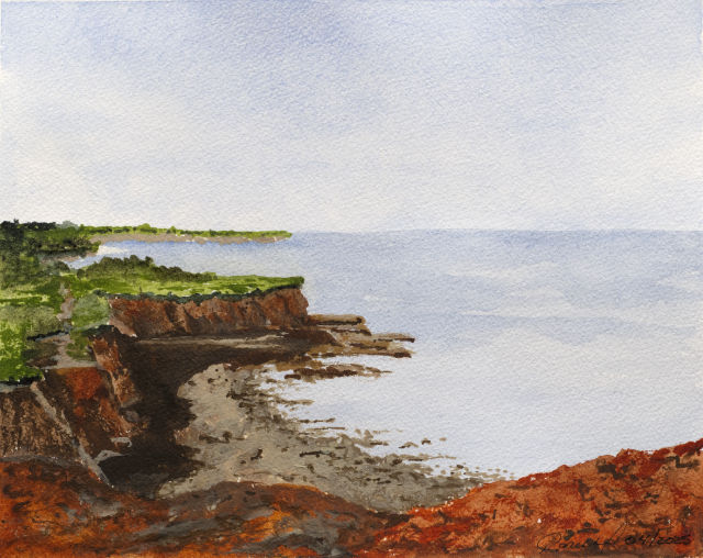 Along the Red Cliffs of Cavendish640